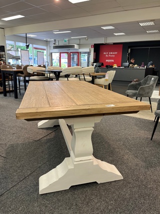 Eetkamertafel Amanda Grenen 200cm, Ibiza stijl